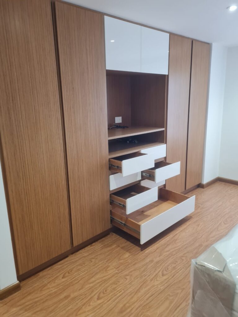 Mobiliario residencial fabricado por Proyectos Madera Viva
