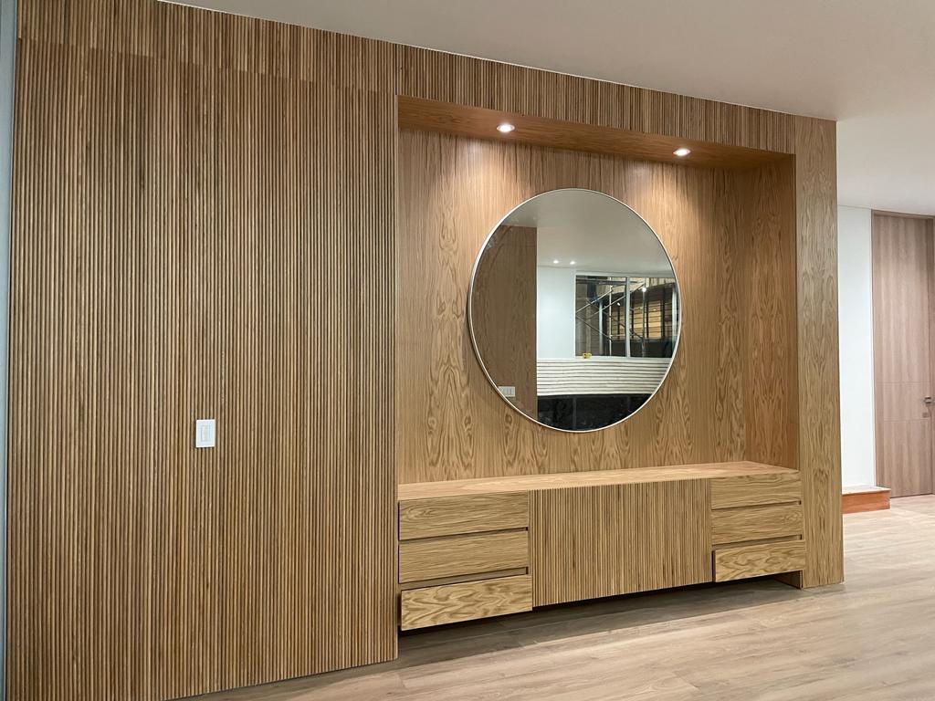 Mobiliario residencial fabricado por Proyectos Madera Viva