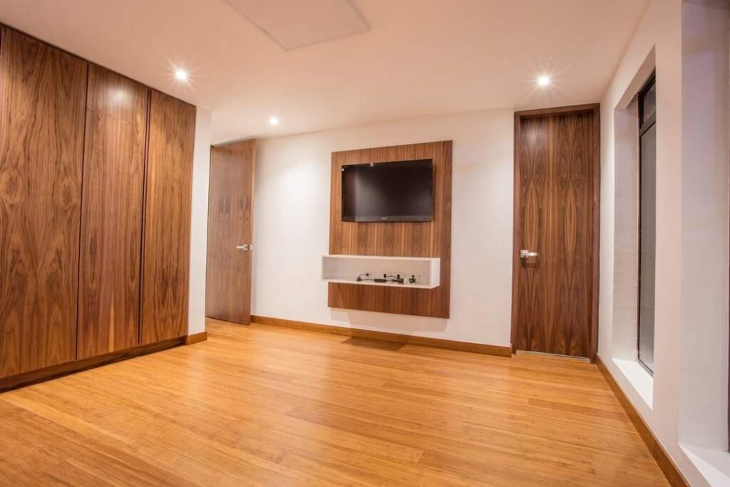 Mobiliario residencial fabricado por Proyectos Madera Viva